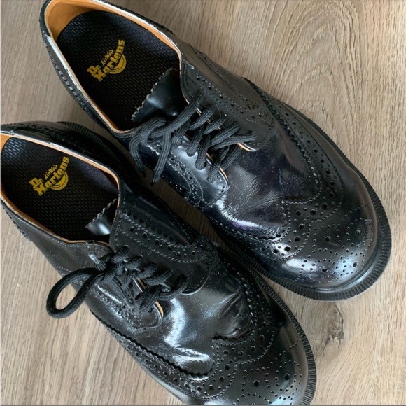 Vintage 90’s Dr. Martens Brogue Made In England Size US 8 - Picture 2 of 6